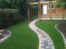 Paved garden path